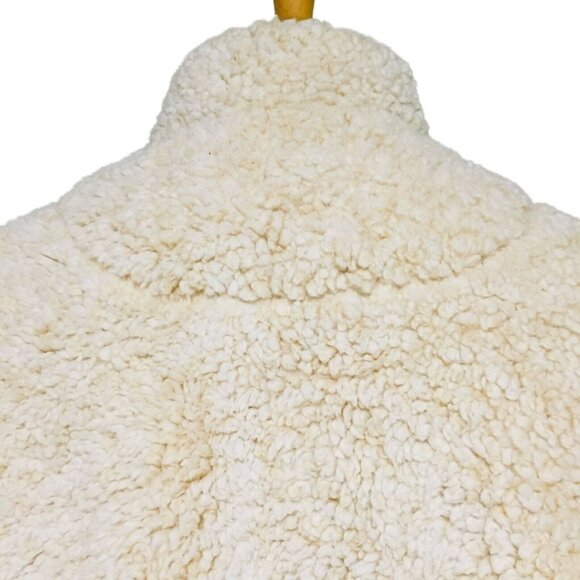 Women's SOFT Sherpa 16W 18W time and tru Oatmeal Heather Ivory - Picture 7 of 8